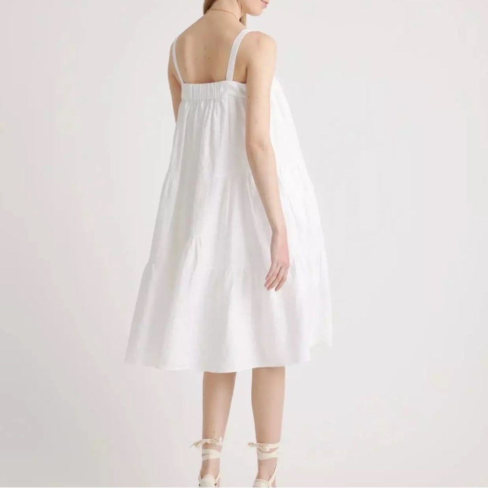 NWT QUINCE 100% European Linen Trapeze Midi
Dress. White. Size Small. - Picture 3 of 9
